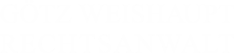 Götz Weishaupt Rechtsanwalt, Logo